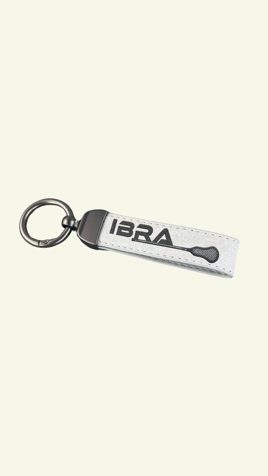 Lacrosse Keychain – Personalized Leather Engraved Name or Logo