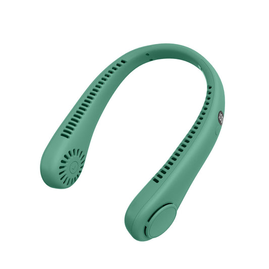 Portable Bladeless Neck Fan – USB Rechargeable Hands-Free 3-Speed Cooling Fan for Travel, Sports & Office