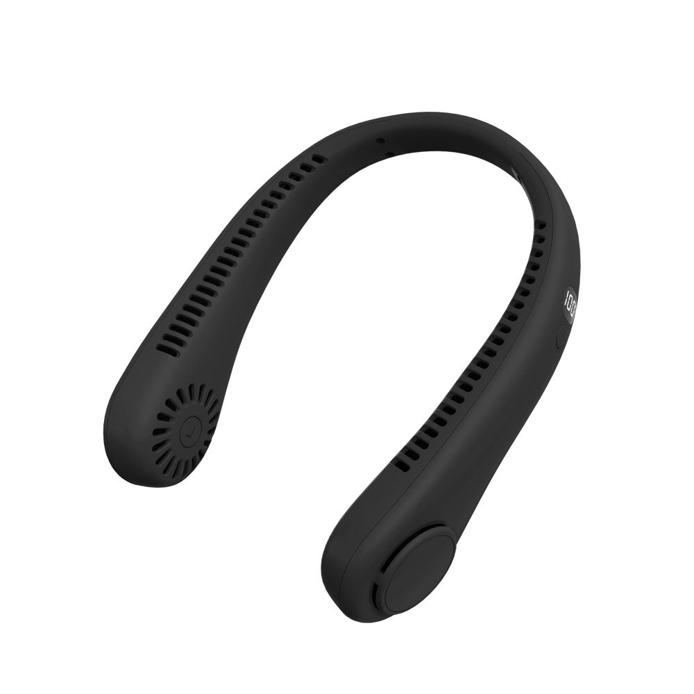 Portable Bladeless Neck Fan – USB Rechargeable Hands-Free 3-Speed Cooling Fan for Travel, Sports & Office