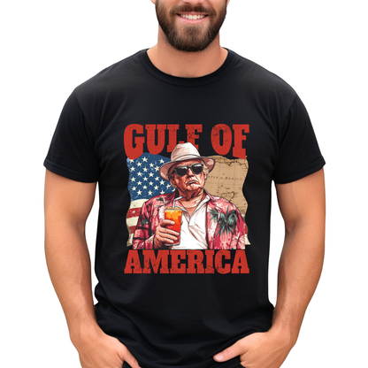 Gulf of America Patriotic T-Shirt | Bold USA Political Graphic Tee | Unisex American Pride Shirt