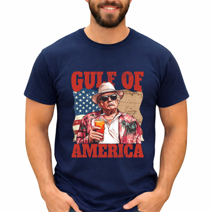 Gulf of America Patriotic T-Shirt | Bold USA Political Graphic Tee | Unisex American Pride Shirt