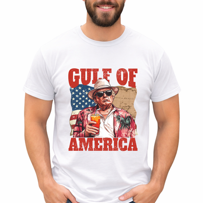 Gulf of America Patriotic T-Shirt | Bold USA Political Graphic Tee | Unisex American Pride Shirt