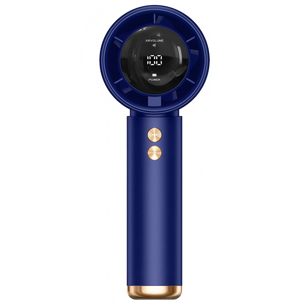 Portable Handheld Mini Fan – USB Rechargeable, 100-Speed Personal Cooling Fan (Pink, White, Navy, Black)