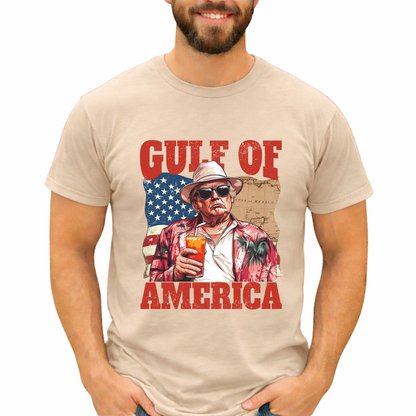 Gulf of America Patriotic T-Shirt | Bold USA Political Graphic Tee | Unisex American Pride Shirt