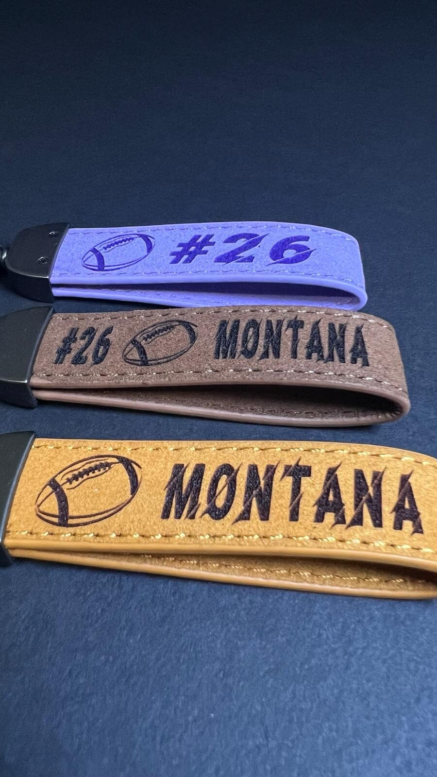 Football Keychain American Football Keychain for Team Gift Football League Player Football Senior Night Gifts Team Logo Customized Team logo