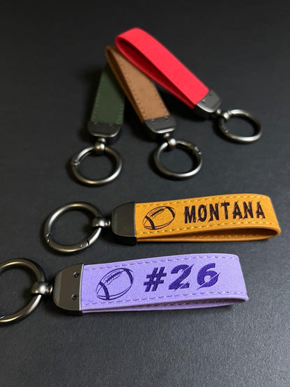 Football Keychain American Football Keychain for Team Gift Football League Player Football Senior Night Gifts Team Logo Customized Team logo