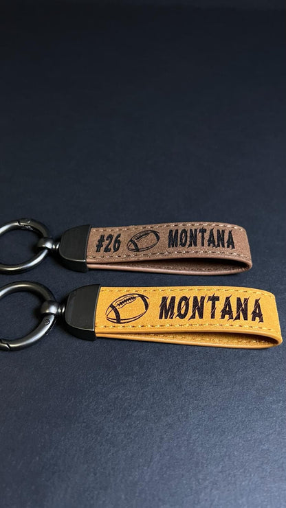 Football Keychain American Football Keychain for Team Gift Football League Player Football Senior Night Gifts Team Logo Customized Team logo