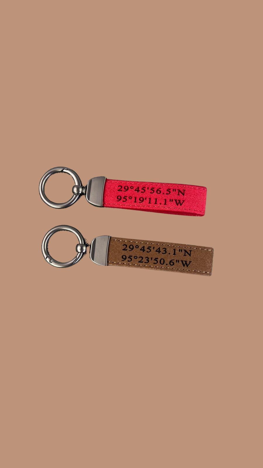 Coordinates Accessory Show Love Gift With Coordinates Desing Keychain For Him Longtitude Latitude On Accessory For My Girlfriend, Boryfriend