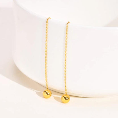 Fashion Women's Jewelry 18k Gold Plated Personalized Drop Earring Christmas Sale Women Jewels Gift Charming Girlfriend Mother Wife Accessory