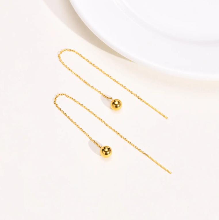 Fashion Women's Jewelry 18k Gold Plated Personalized Drop Earring Christmas Sale Women Jewels Gift Charming Girlfriend Mother Wife Accessory