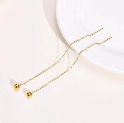 Fashion Women's Jewelry 18k Gold Plated Personalized Drop Earring Christmas Sale Women Jewels Gift Charming Girlfriend Mother Wife Accessory